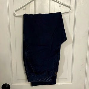 Mens navy blue casual dress pants/khakis - American Eagle - size 34/32